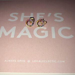 Local Eclectic rainbow earrings